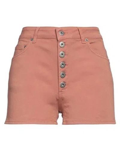 Dondup Woman Denim Shorts Antique Rose Size 31 Cotton, Elastomultiester, Elastane In Pink