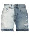 Dondup Woman Denim Shorts Blue Size 27 Organic Cotton In Blue