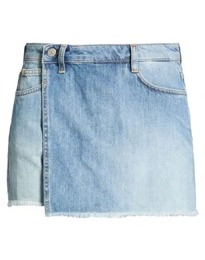 Dondup Woman Denim Shorts Blue Size 26 Cotton