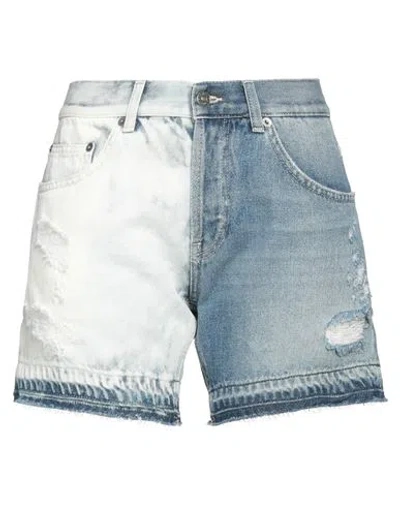 Dondup Woman Denim Shorts Blue Size 27 Organic Cotton