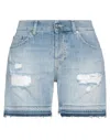 Dondup Denim Shorts In Blue