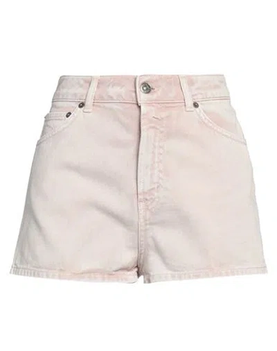 Dondup Woman Denim Shorts Light Pink Size 28 Cotton