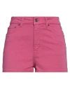 Dondup Stella Denim Shorts In Fuxia