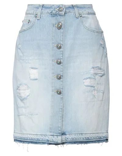 Dondup Skirts Denim In Blue