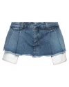 Dondup Woman Denim Skirt Blue Size 28 Cotton, Elastane