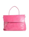 Dondup Woman Handbag Fuchsia Size - Calfskin In Pink
