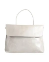Dondup Woman Handbag Light Grey Size - Calfskin In Gray