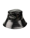 Dondup Woman Hat Black Size M Polyurethane, Polyester, Elastane In Black