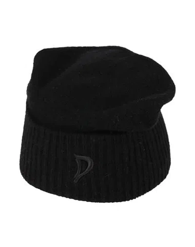 Dondup Woman Hat Black Size Onesize Cashmere, Wool