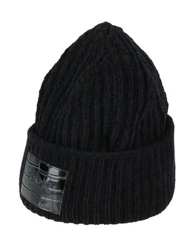Dondup Woman Hat Black Size Onesize Cotton