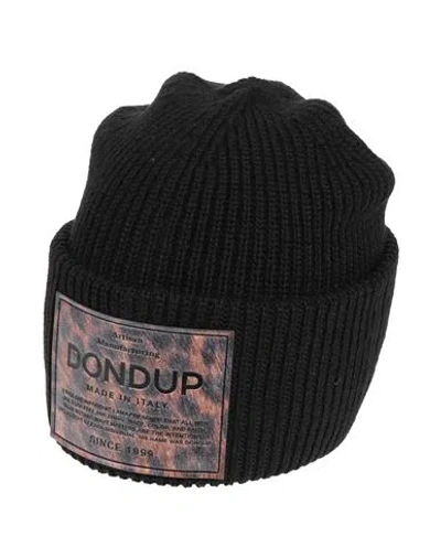 Dondup Woman Hat Black Size Onesize Wool, Acrylic