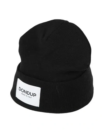 Dondup Woman Hat Black Size Onesize Wool, Acrylic