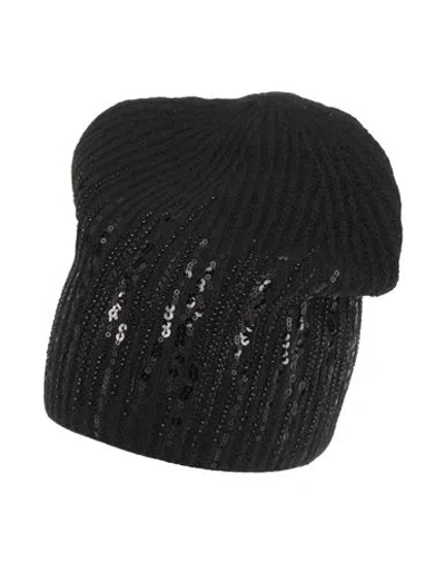 Dondup Woman Hat Black Size Onesize Wool, Viscose, Polyamide, Cashmere