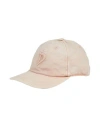 Dondup Woman Hat Blush Size Onesize Cotton In Neutral