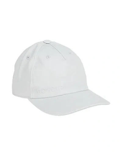 Dondup Woman Hat Light Grey Size Onesize Cotton In White