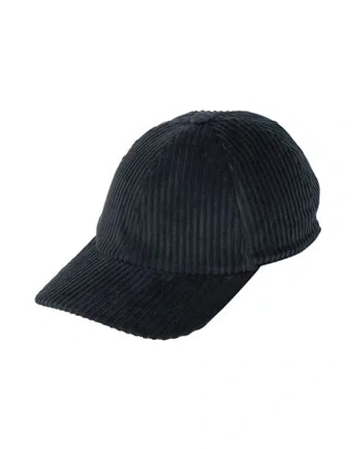 Dondup Woman Hat Midnight Blue Size Onesize Cotton, Elastane
