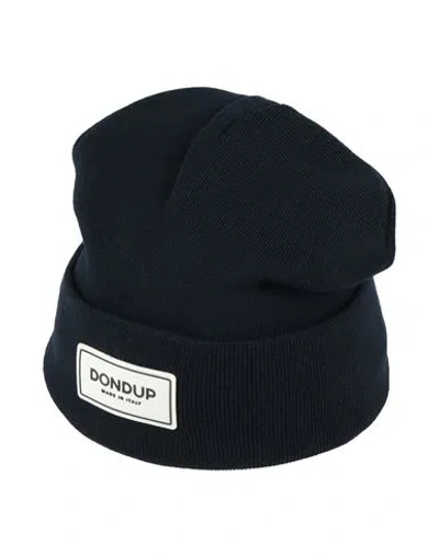 Dondup Woman Hat Midnight Blue Size Onesize Wool, Acrylic