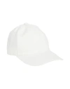 Dondup Woman Hat Light Grey Size Onesize Cotton In White