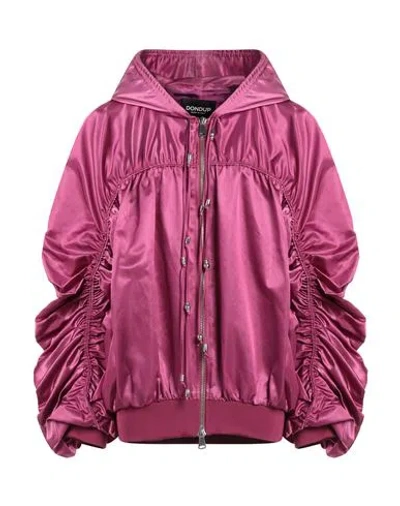 Dondup Woman Jacket Mauve Size 6 Polyamide