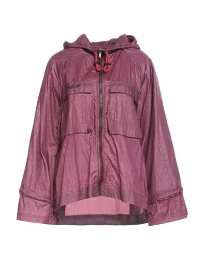 Dondup Woman Jacket Plum Size M Polyamide In Purple