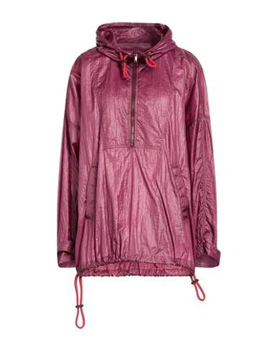 Dondup Woman Jacket Plum Size M Polyamide In Purple