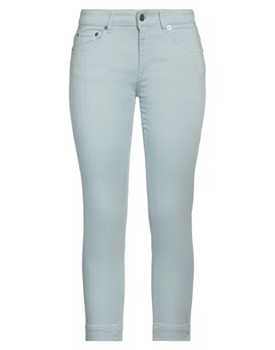 Dondup Woman Jeans Azure Size 26 Cotton, Elastomultiester, Elastane In Blue