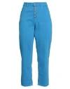 Dondup Woman Jeans Azure Size 30 Cotton, Elastane In Blue