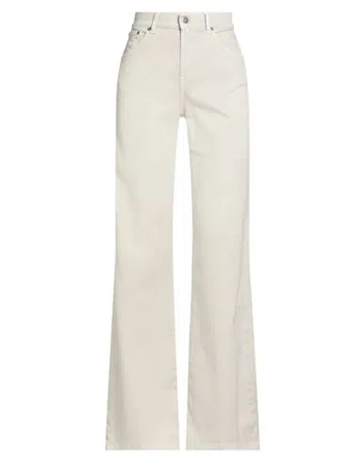 Dondup Woman Jeans Beige Size 25 Cotton, Lyocell, Elastane In Sand