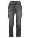 Dondup Woman Jeans Black Size 25 Cotton, Elastane In Black