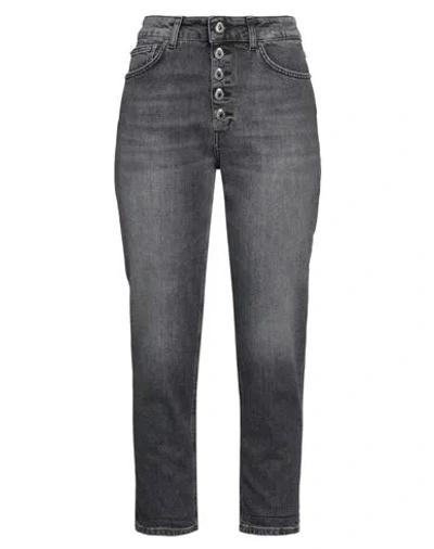 Dondup Woman Jeans Black Size 25 Cotton, Elastane