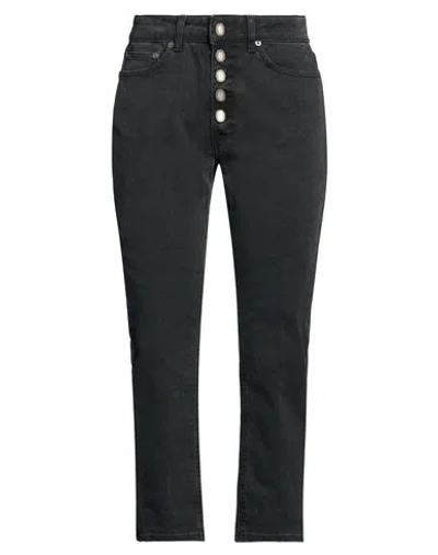 Dondup Woman Jeans Black Size 25 Cotton, Elastane