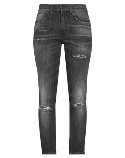 Dondup Woman Jeans Black Size 25 Cotton, Elastane
