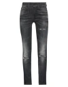 Dondup Woman Jeans Black Size 25 Cotton, Elastane In Black