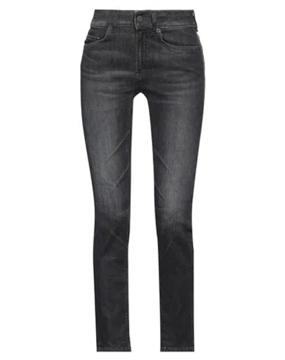Dondup Woman Jeans Black Size 25 Organic Cotton, Elastomultiester, Elastane