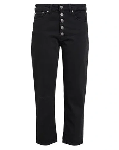 Dondup Woman Jeans Black Size 26 Cotton, Elastane