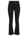 Dondup Woman Jeans Black Size 26 Organic Cotton, Modal, Elastomultiester, Elastane In Black