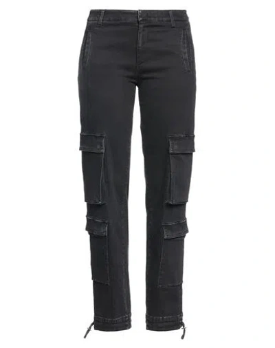 Dondup Woman Jeans Black Size 28 Organic Cotton, Modal, Elastomultiester, Elastane