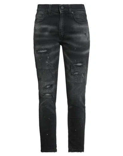Dondup Woman Jeans Black Size 29 Cotton, Elastane