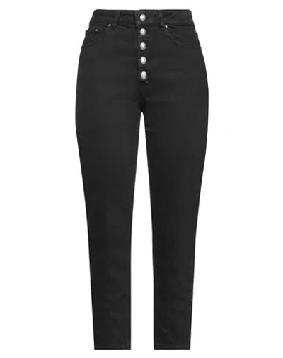 Dondup Woman Jeans Black Size 29 Cotton, Elastane