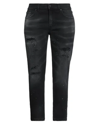 Dondup Woman Jeans Black Size 30 Cotton, Elastane