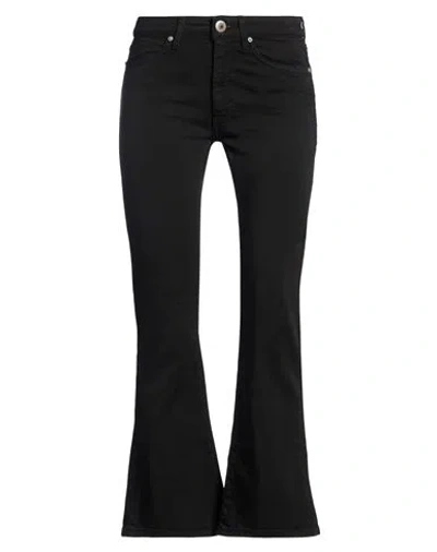Dondup Woman Jeans Black Size 30 Cotton, Elastomultiester, Elastane