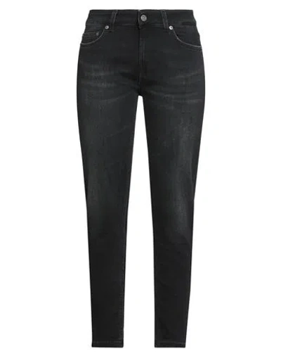 Dondup Woman Jeans Black Size 31 Cotton, Recycled Cotton, Recycled Polyester, Modal, Synthetic Fiber