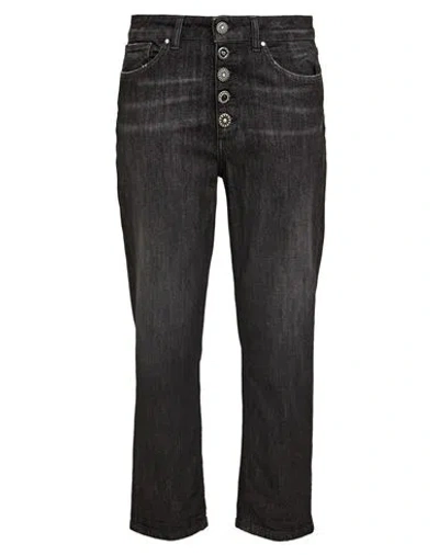 Dondup Woman Jeans Black Size 32 Cotton