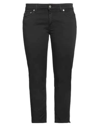 Dondup Woman Jeans Black Size 34 Cotton, Elastane