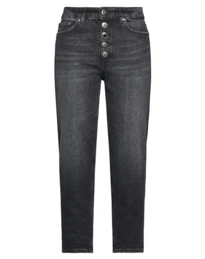Dondup Woman Jeans Black Size 32 Cotton, Elastane