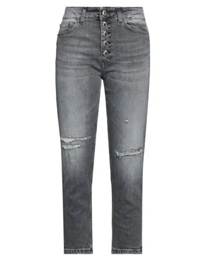 Dondup Woman Jeans Black Size 32 Cotton, Elastane