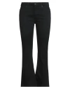 Dondup Woman Jeans Black Size 32 Cotton, Recycled Cotton, Recycled Polyester, Modal, Synthetic Fiber In Black