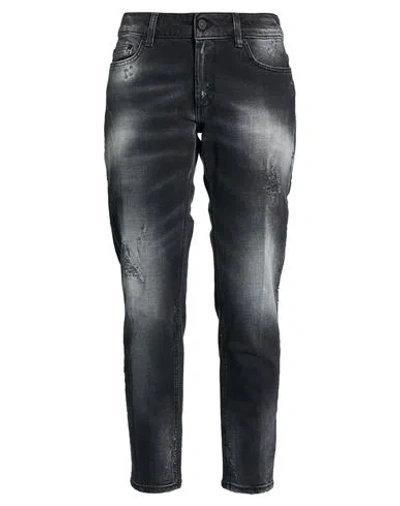 Dondup Woman Jeans Black Size 32 Organic Cotton, Recycled Elastane