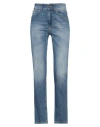 Dondup Woman Jeans Blue Size 24 Cotton, Elastomultiester In Blue