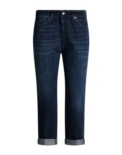 Dondup Woman Jeans Blue Size 24 Cotton, Lyocell